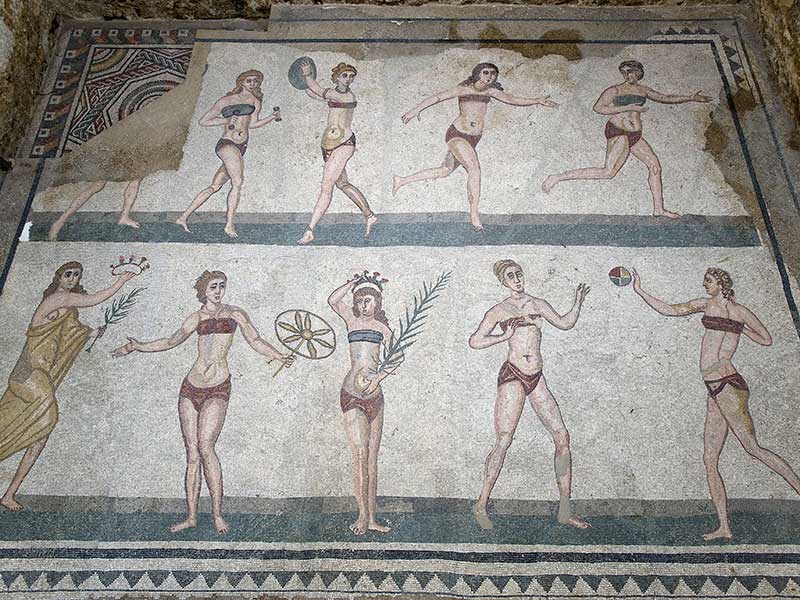 villa romana del casale: i mosaici